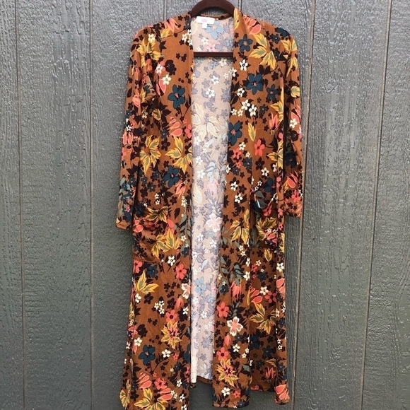 LuLaRoe Tops - LuLuRoe floral duster size XS EUC